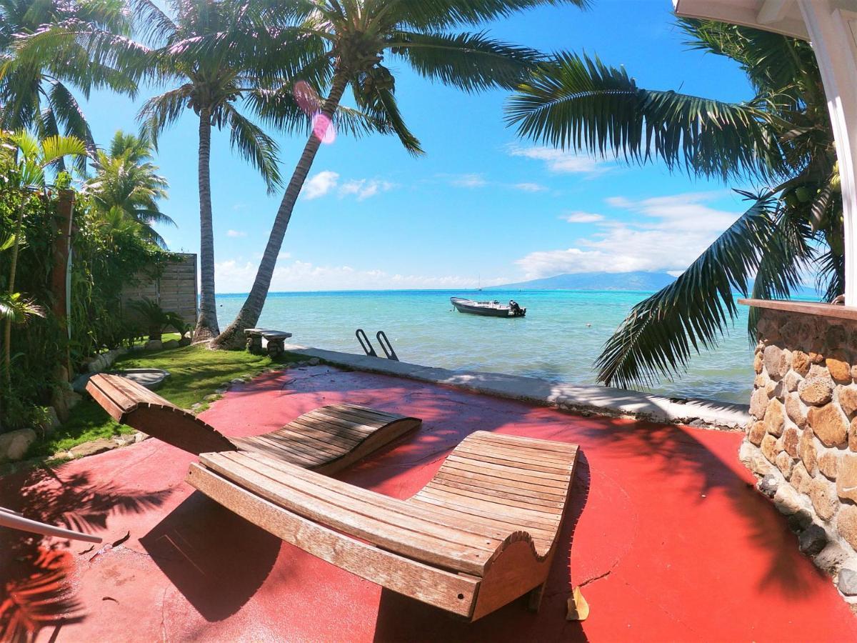 Moorea - Bungalow Chez Papou Afareaitu 外观 照片
